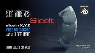 SliceIt: slice your mesh in even increments in X,Y or Z direction