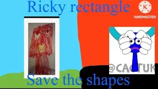 My Sprunki oc ricky the rectangle from save the shapes￼