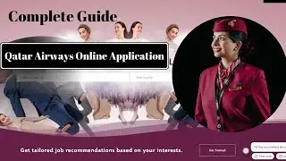 Qatar Airways Online Job Application Guide: Join Ground Services and More at Qatar Airways.