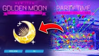 NEW GOLDEN MOON Crate Opening On Rocket League!