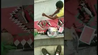 Husband and Wife Together Making a Rug (Dhurrie) - In Salawas Durry Udhyog