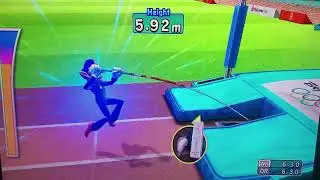 Mario & Sonic Beijing 2008 (Wii) | Pole Vault - 6.30m (Max Height)