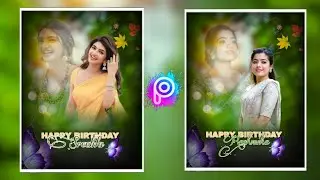 Happy birthday photo editing in PicsArt |trending photo tutorial
