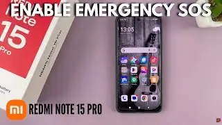 How To Enable / Disable Emergency SOS On Redmi Note 15 Pro