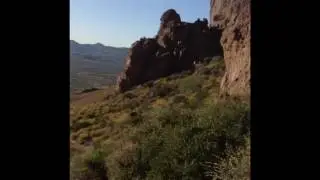 AZ Flatiron waterfall basin hike