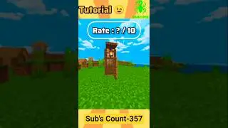 1&times;1 Starter Base 🤩 Tutorial 😱 #minecraft #shorts #tutorial
