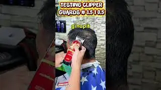 ACTUAL TEST CLIPPER GUARDS 1.5 1 0.5 FITS ALL CLIPPER MUST BUY! #tutorial #barbershop #barber#guard 