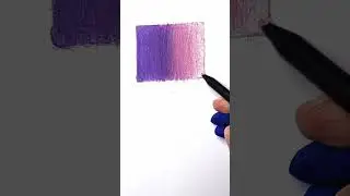 Como pintar degrad&ecirc; com lapis de cor #desenho #speeddrawing #d&eacute;grad&eacute; #l&aacute;pisdecor #lapisdecor