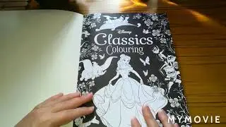 Disney Classic Colouring Book Flip Through.
