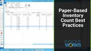 Paper-Based Inventory Count Best Practices
