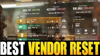 THE DIVISION - BEST VENDOR RESET EVER | GOD ROLL WEAPONS, GEAR & GEAR MODS! (YOU NEED TO BUY)