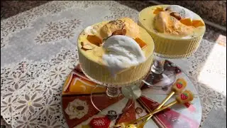 Creamy Mango Custard Dessert | Quick & Easy Recipe ✨