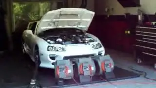 National Speed: Customer's 1994 Toyota Supra - PTE 76mm billet - low-boost dyno pull...