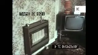1970s UK Home Interior, Kitchen, Living Room, Bathroom