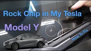 Устранить скол на камне в моей Tesla Model Y