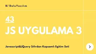 Javascript Dersleri || JQuery Dersleri -43- Uygulama 3 : Random Yorum Köşesi