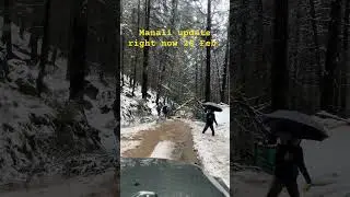 Manali update 28 feb #manali #manalitoday #manaliupdate
