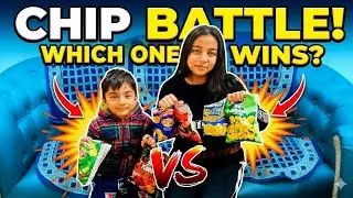 Brother vs. Sister Chip Tasting Challenge! (SO MUCH SPICE!) @chaudharysiblings-b6m #chipchallenge 