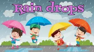 Drip drop, drip drip drop..| Rain drop song | Class : 3 English.
