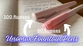 Unomax Fountain Pen Handwriting | 100 rupess vs 50 rupees | @Awesome_Handwriting95
