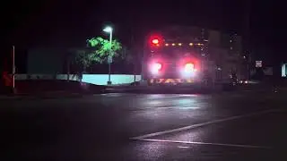 Miami Dade Fire Rescue Ladder 4 And Rescue 4 Responding