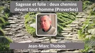 Sagesse et folie : deux chemins devant tout homme (proverbes) - Jean Marc Thobois