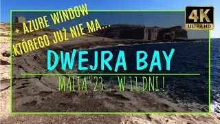DWEJRA BAY + AZURE WINDOW [4K]&ndash;MALTA&rsquo;23 W 11 DNI! (#40 zabytki i atrakcje rycerskiej wyspy słońca)