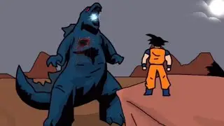 GOKU vs GODZILLA Animation