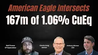 Компания American Eagle пробурила 167 м скважины с содержанием меди 1,06% | Чарли Грейг, Энтони М...