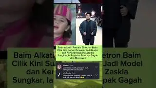 Baim Cilik Sekarang Sudah Besar. Saat Berjalan Catwalk Tampak Gagah