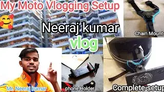 My Moto vlogging setup🥰 | phone Moto vlogging setup kaise karen 🤔