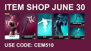 Fortnite Item Shop June 30, 2021