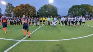 Einlauf Einweihungsspiel TV-Wallau : Eintracht Frankfurt Traditionsmannschaft