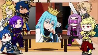 Fate stay night react to rimuru tempest as New servant | slime | Gacha life
