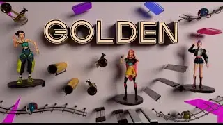 KPop Demon Hunters - Golden on Cool Music Instruments.(Marble Plays)