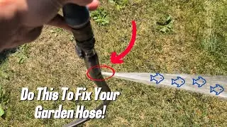 DO THIS TO FIX YOUR GARDEN HOSE!!! FAST WAY TO SAVE $$$ - 💧💯🔧