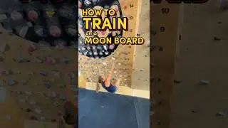HOW TO TRAIN ON A MOON BOARD #boardclimbing #moonclimbing #moonboard #bouldering