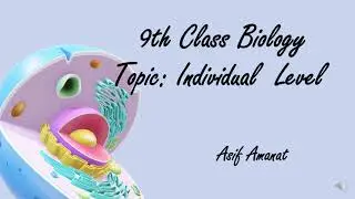 Individual Level 9th Biology
