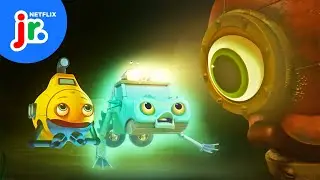 Gilly's Kraken Rescue 🦑 Mighty Monsterwheelies | Netflix Jr