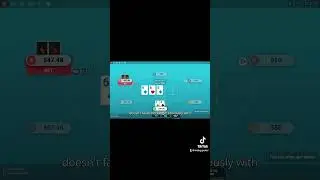 Utilizing the Block Bet #poker #pokerhand #handhistory #wsop #gamble #casino #vegas #holdem