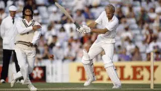 David Gower 157 England vs India  3rd test The Oval 1990