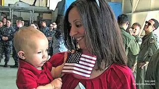 Coronado Beach NAVY Aircraft Carrier Homecoming Naval Air Station North Island Heartwarming