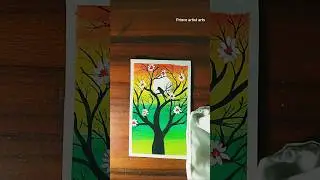 Beautiful nature painting🥰😍 #ytshorts #painting #nature #shorts