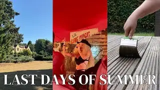 🌞 Final Summer Weekend Vlog | Country Music Festival, Decking DIY, Gardening & Forest Walk 🌿🎶🪵