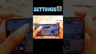 IPHONE 14📲 SETTINGS CUSTOM HUD 3 FINGER HANDCAM🌎 @4flaggamer #freefire #shorts