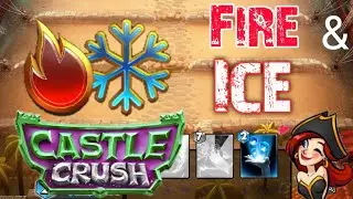 Castle crush - Fire and Ice Mode troll Gameplay! - Castle crush Video