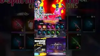 free fire new lucky royal ki gun skin 🤔shadow scars #freefire #etxbabu435 #newgunskin #game #gaming