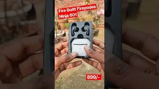 Fire Boltt Firepodes Ninja 601 Quick Unboxing and Review 🔥| 10mm Driver ⚡| firepodes ninja 601