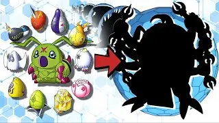 Wormmon Digimental Evolution Line!