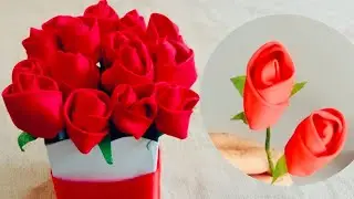 Fabric Rose Tutorial | How to Make Rose Bud Easy | Hand Embroidery Flower